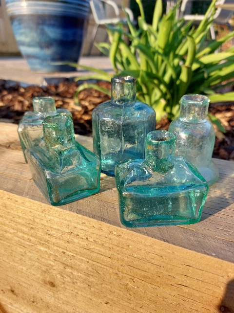 Victorian ink bottles