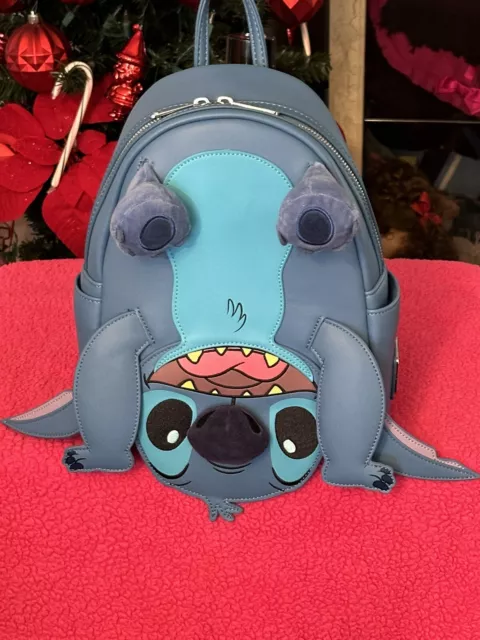 Stitch faux leather deals mini backpack by loungefly