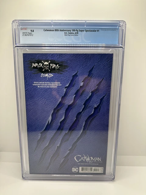 Catwoman 80th Anniversary Super Spectacular #1 Sanders Virgin Variant CGC 9.8 3