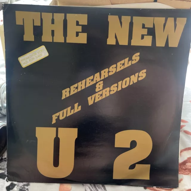 The new U2 Rehearsal & full Versions Vinyl