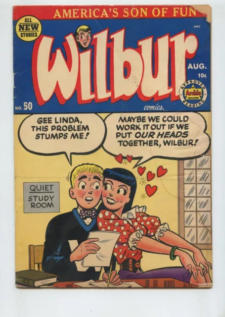 Wilbur #50 (1952) Archie Comics Early Katy Keene GD/VG