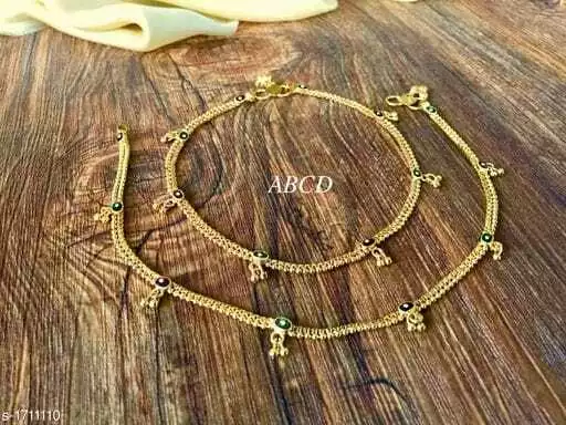 Women's Alloy Gold Plated Anklets & Toe Rings Freeshipping