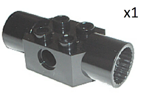 Lego 2x2 Rotation LEGO 48172 BLACK Technic Brick Modified 2 x 2 Pin Hole 2 Rotation Joint ...