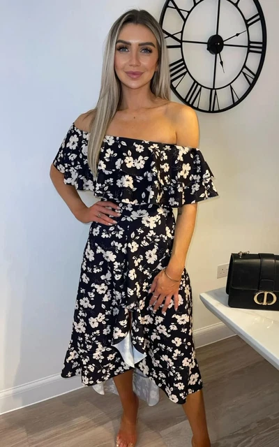 Celine wrap off best sale the shoulder dress