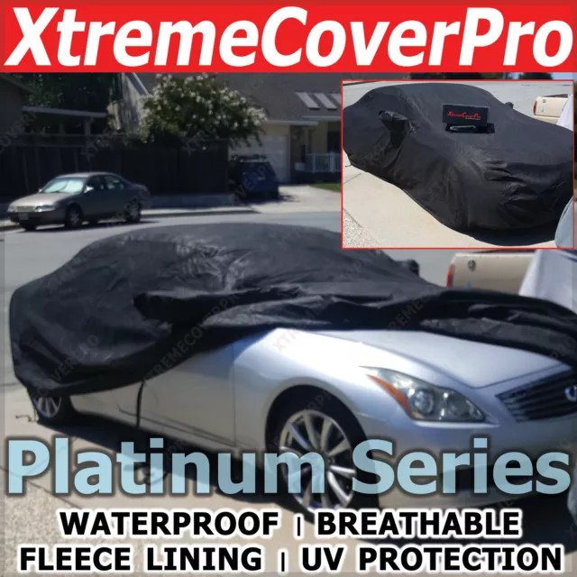 WATERPROOF CAR COVER W/MIRRORPOCKET BLK FOR 2008 2009 2010 Infiniti G37 Coupe