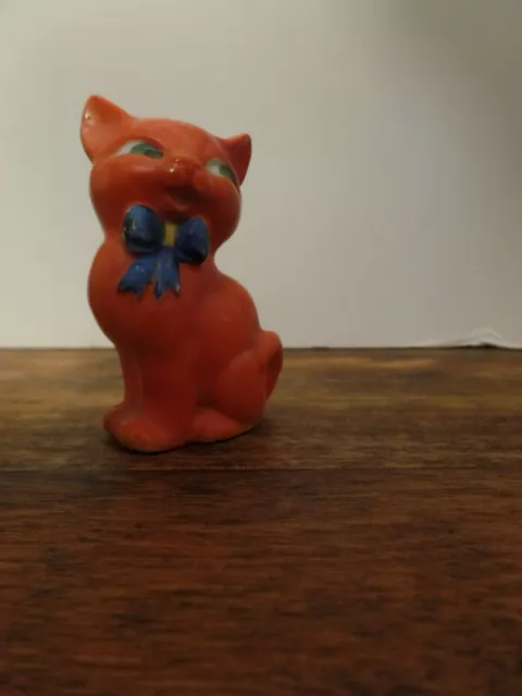 VTG Orange Cat Salt or Pepper Shaker