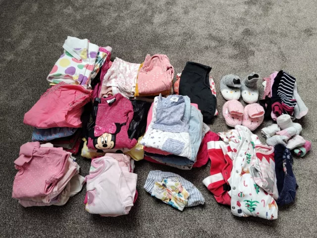 Large Bundle Of Girls 12-18 Months Clothes