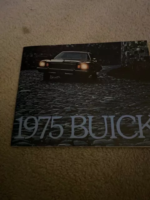 1975 Buick 68-page Sales Brochure Catalog  Century Electra 225 Riviera Skylark