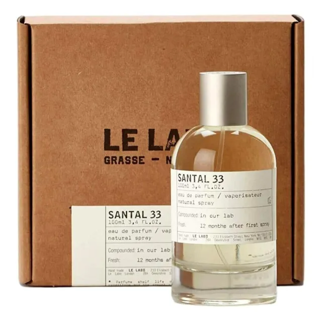 Santal 33 by Le Labo Eau De Parfum 100ml For Unisex EDP Spray NEW SEALED