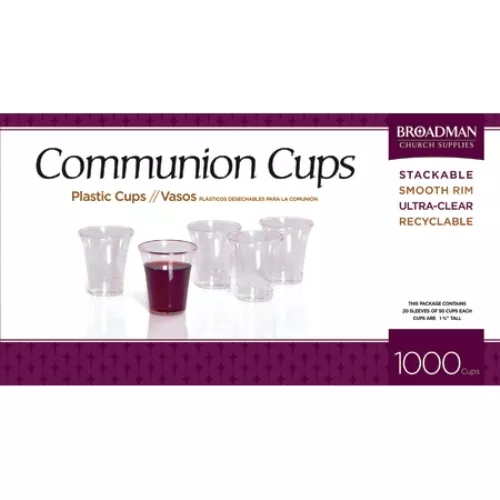 Brand New -Communion Plastic Cups Box Of 1000