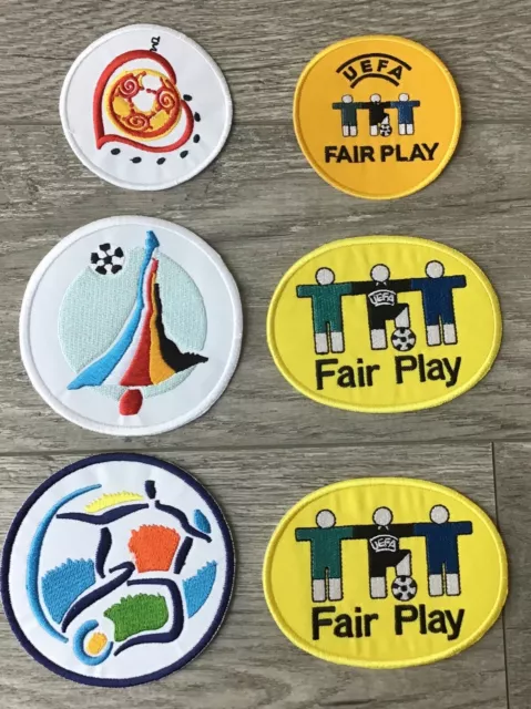 Set Of EURO + Fair Play Embroidered Patch Badge Parche Flicken Toppa Pièce