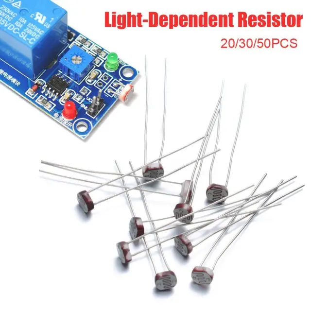 Top 5 mm resistenza sensore Arduino resistenza resistenza dipendente dalla luce resistore fotografico GL5516