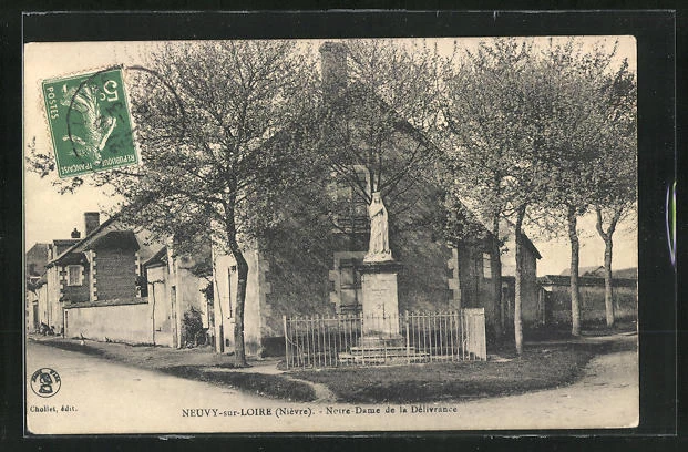 CPA Neuvy-sur-Loire, Notre-Dame de la Délivrance 1913
