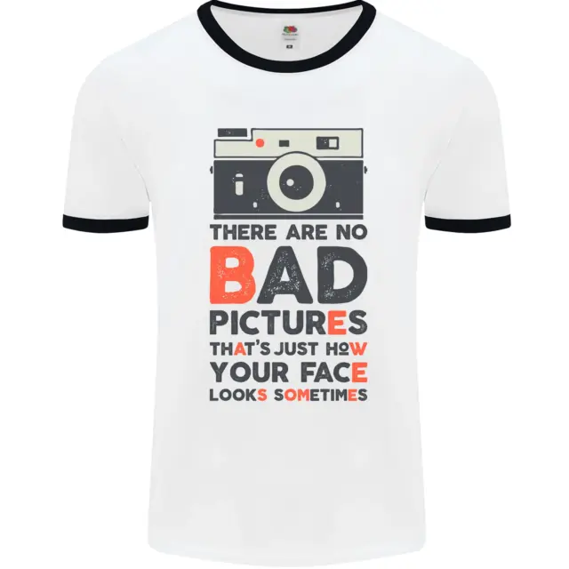 T-shirt Photography Your Face Funny Photographer da uomo bianca