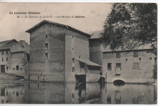 CPA - Les surroundings de LUNÉVILLE - Les Moulins de JOLIVET - La Lorraine illustrated