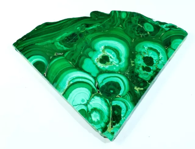 485 Ct Natural Flower Plume Malachite Polish Slab Tile Untreated Gemstone Mj-62