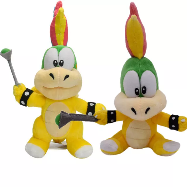 7/9& SUPER MARIO Bros Lemmy Koopa Plush Toys Soft Stuffed Doll Kids ...