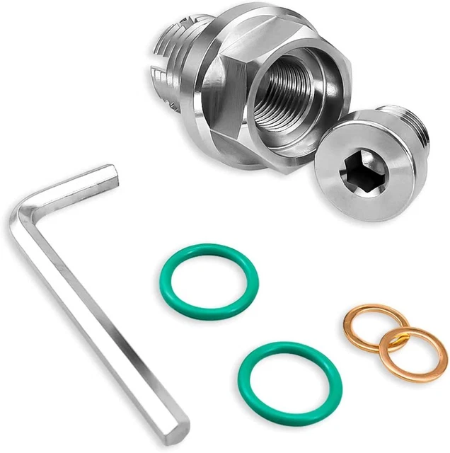OIL DRAIN PLUG Selftapping Piggyback Stainless Steel Repair Kit M14.1