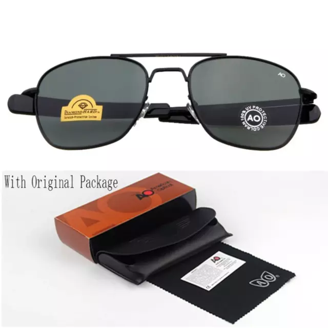 Fashion Sunglasses Men American Army Military Brand Designer AO Sun Glasses 3