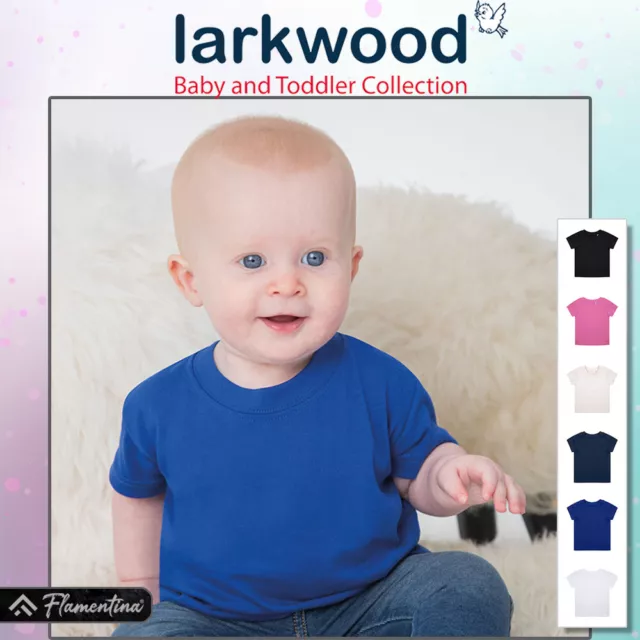 Baby Organic T-Shirt Super Soft Cotton Tee Top Toddler Boys Girls Larkwood