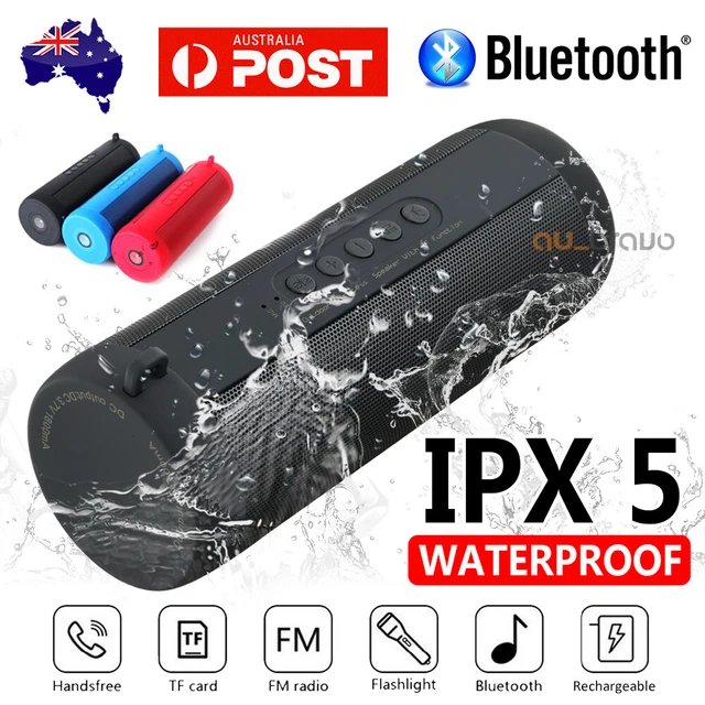 WIRELESS BLUETOOTH SPEAKER Portable Stereo Music Waterproof AUX/TF/FM ...