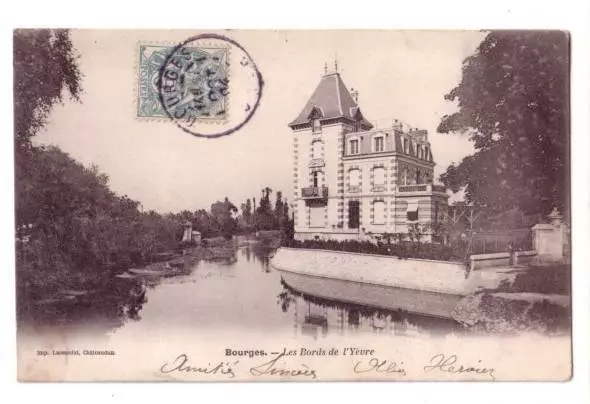 18-01 cpa Bourges - les bords de l' yevre