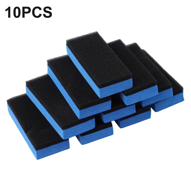 10PCS Car Ceramic Coating Sponge Glass Nano Wax Coat Applicator Polish Pads New