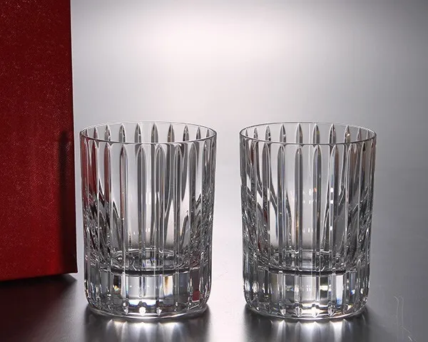 Baccarat Harmonie Tumbler Rock Glass Pair Tableware with Original Box