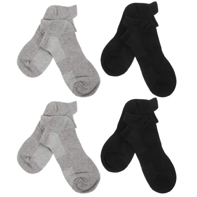 4 Pairs no show running cotton ankle socks Chaussettes Confort Chaussettes Basse