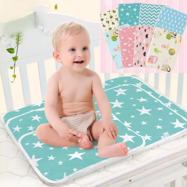Portable Baby Change Mat Reusable 100% Waterproof Nappy Diaper Changing Pad