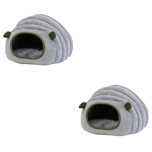2 PC Nido Per Dormire Gatto Criceto Da Letto Gattino Pompon De Porristas