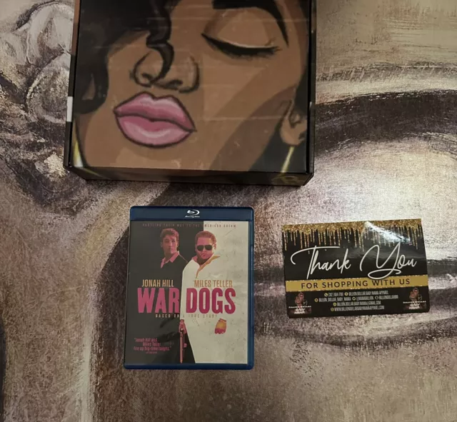 War Dogs Blu-Ray, Based On True Story Jonah Hill + Free Stickers. Ships Fast!