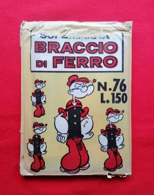 SUPER BUSTA BRACCIO DI FERRO  n.76 - ed. Bianconi - anni '70