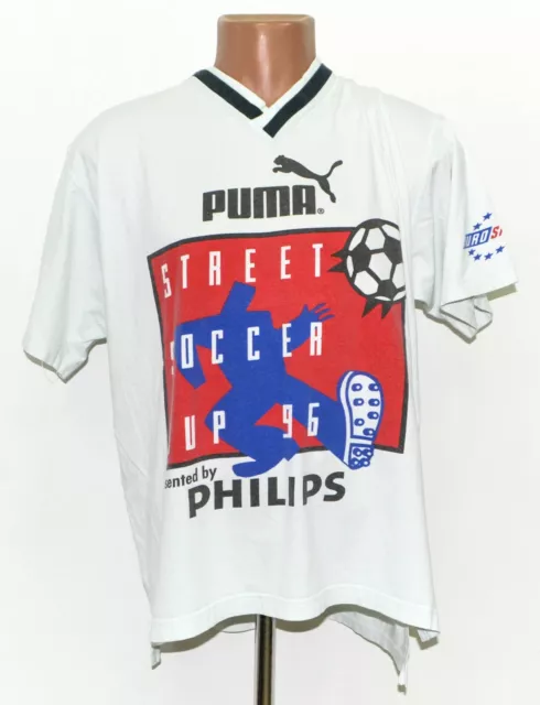 STREET SOCCER CUP 1996 Football Cotton Tee Shirt Jersey Puma Size M 34.99 PicClick UK