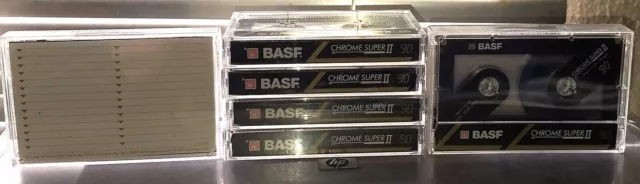 BASF Chrom Super II MC Musikkassetten - Bespielte Leerkassetten C90