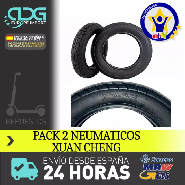 PACK 2 Neumáticos XUAN CHENG 10" para Xiaomi + ENVIO 24H MRW