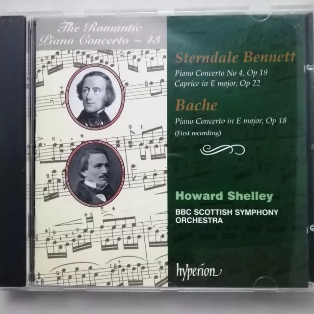 Sterndale Bennett / Bache: Piano Concertos / Shelley / Hyperion CD CDA67595