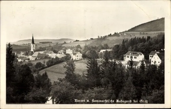 Ak Sankt Radegund bei Graz Steiermark, Panorama - 10380147