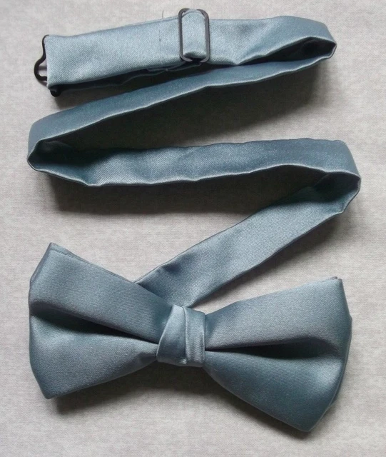 Bow Tie MENS Dickie Bowtie Adjustable Retro STEEL GREY Vintage