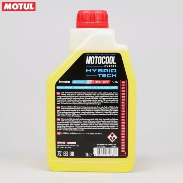 Motul Motocool Expert Hybrid Tech Liquido Refrigerante Antigelo Moto Giallo 2 Lt 3