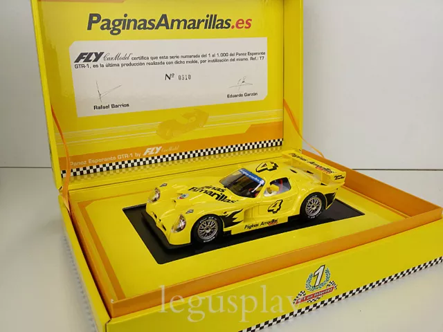 Slot car scalextric fly T7 Panoz Esperante GTR-1 Pagine Gialle Nº4