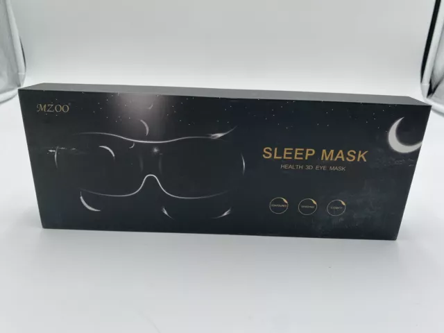 New Mzoo Night Eye Mask Black Sleeping Mask