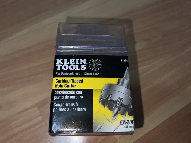 Klein Tools 31866 1-3/4-Inch Carbide Hole Cutter