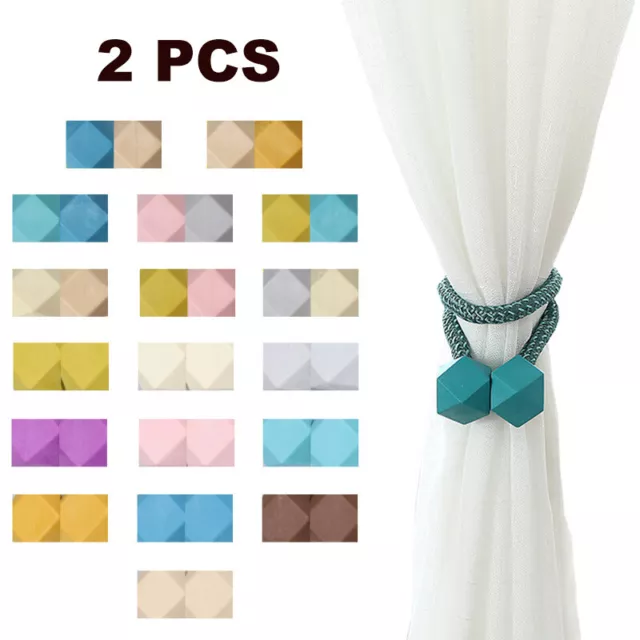 Strong Magnetic Curtain Tie Backs Buckle Clips Holdbacks Rope Tiebacks Holdbacks
