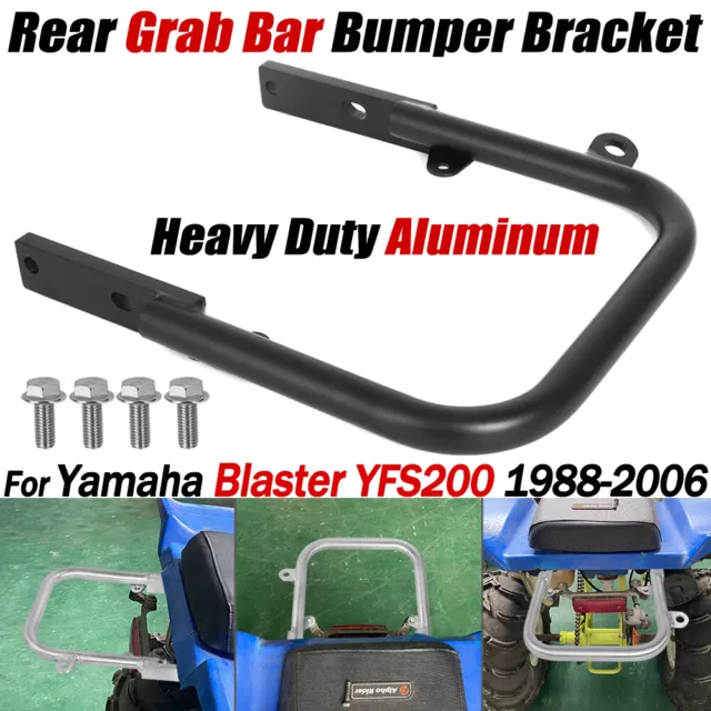 Rear Back Grab Bar Bumper Bracket Aluminum for Yamaha Blaster YFS 200 1988-2006