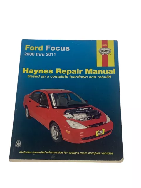 Ford Focus Repair Manual 2000 Thru 2007 Haynes Publications 36034