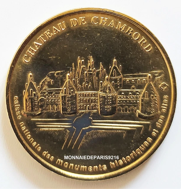 MÉDAILLE 40 MM Château De Chambord Souvenir Et Patrimoine Capsule EUR MÉDAILLE 40 MM Château De Chambord Souvenir Et Patrimoine Capsule EUR
