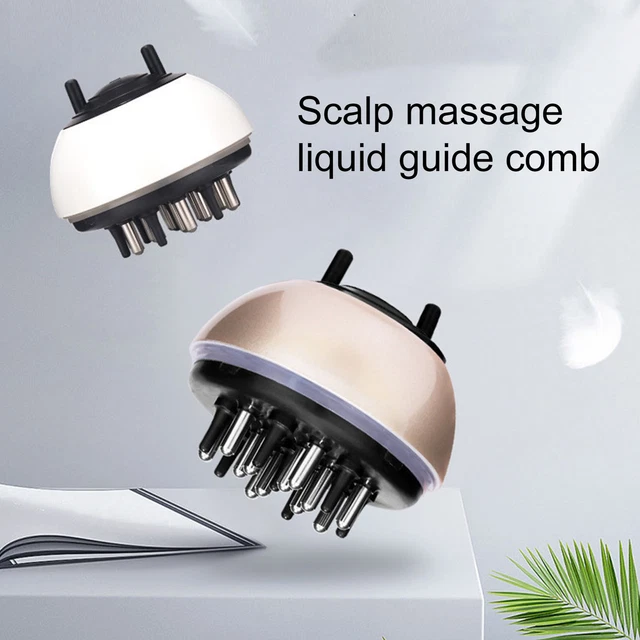 Peine de masaje para el cuero cabelludo de 40 ml agarre cómodo tratamiento para el cabello tratamiento para el cuidado del cabello