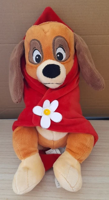 COPPER DISNEYLAND PARIS Soft Toy with Blanket Fox Hound Rare