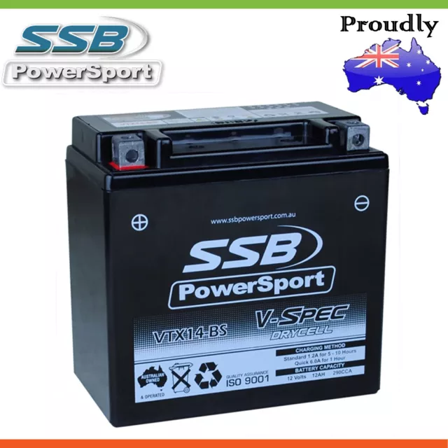 SSB 12V V-Spec High Performance AGM Battery For APRILIA SRV850 ATC ABS '13-16